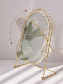 Pixie Oval Gold Makeup Mirror