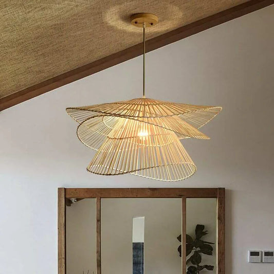 Ryan Beige 3-Tier Pendant