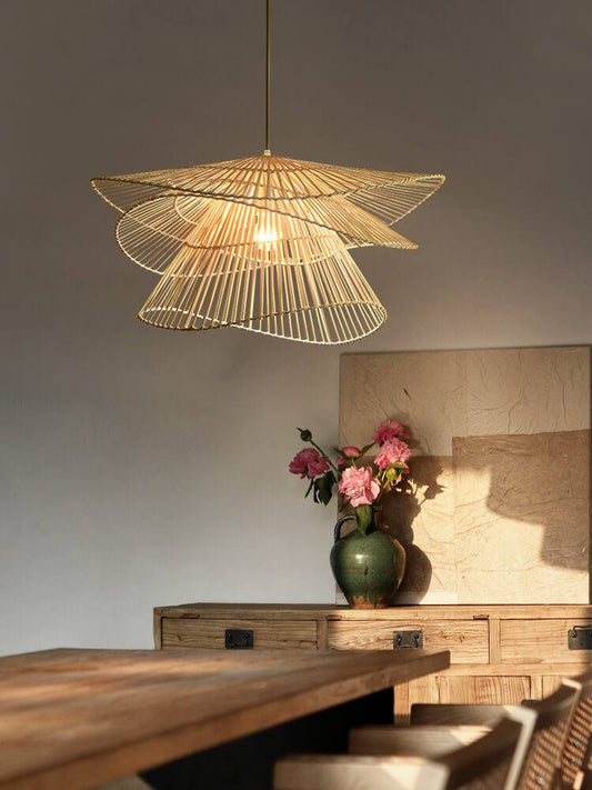 Ryan Beige 3-Tier Pendant