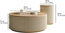 Minimalist Solid Wood Coffee Table with Storage