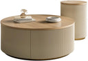 Minimalist Solid Wood Coffee Table with Storage