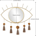 Evil Eye Boho Gold Mirror