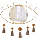 Evil Eye Boho Gold Mirror