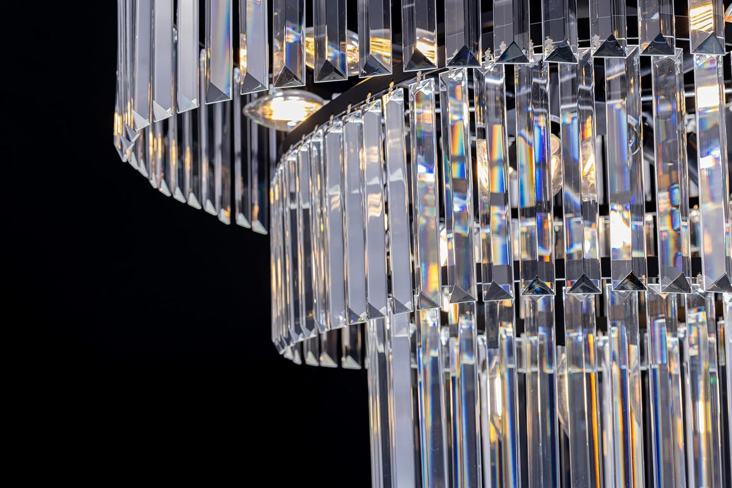 Almond Crystal Chandelier