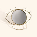 Evil Eye Gold Makeup Mirror