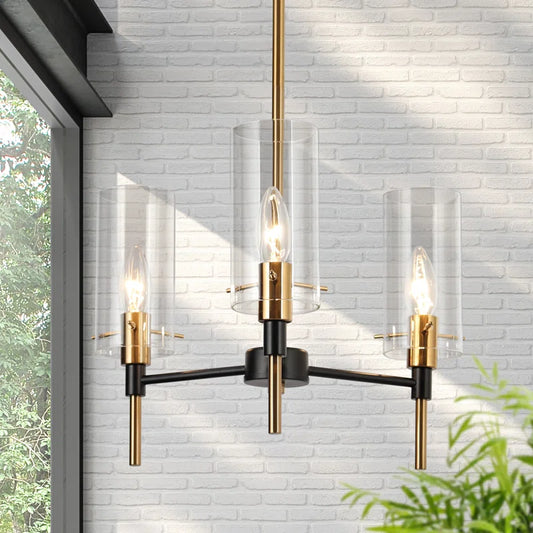 Renie 3-Light Glass Chandelier