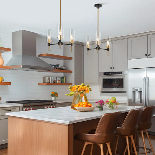 Renie 3-Light Glass Chandelier