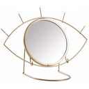 Evil Eye Gold Makeup Mirror