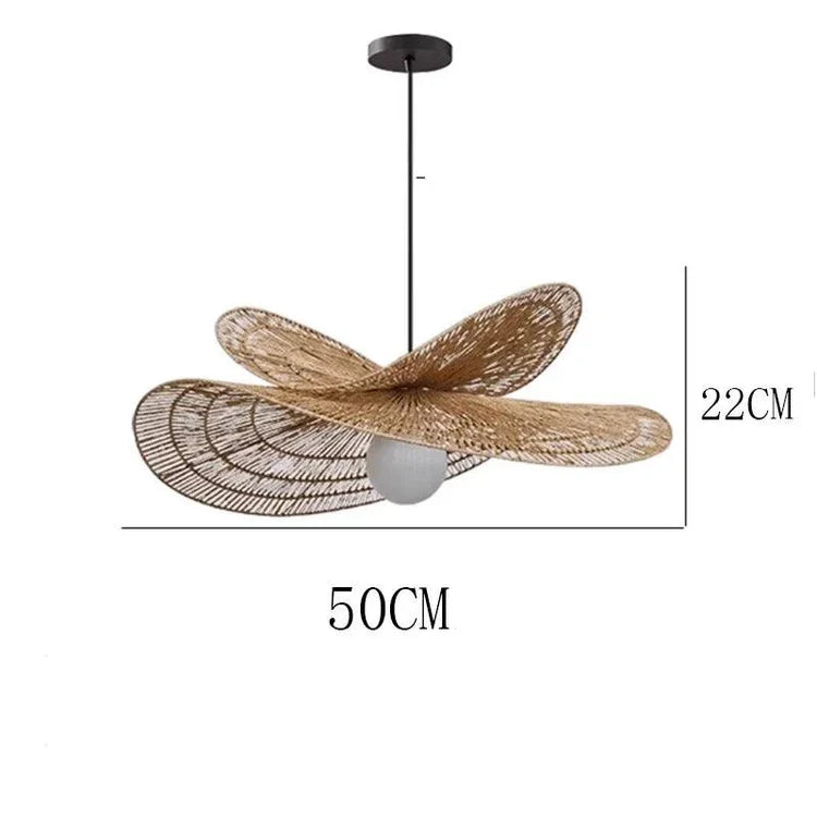 Zaru Wabi-Sabi Rattan Pendant