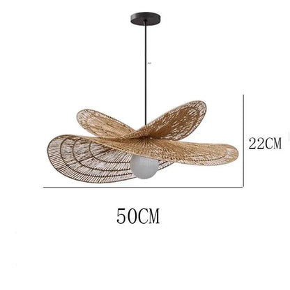 Zaru Wabi-Sabi Rattan Pendant