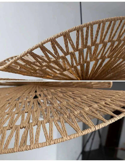 Zaru Wabi-Sabi Rattan Pendant