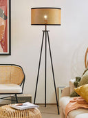 Rattan Tripod Floor Lamp