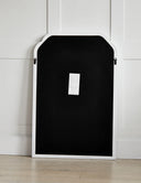 White Distressed Wooden Mirror