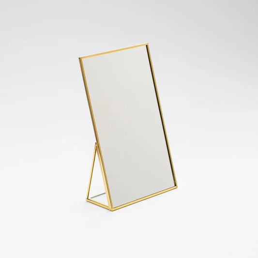 Orhan Gold Brass Makeup Mirror