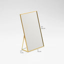 Orhan Gold Brass Makeup Mirror