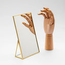 Orhan Gold Brass Makeup Mirror