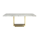 Luxora Marble Dining Table Set with 6 Chairs