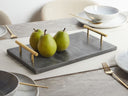 Dora Marble Tray Black