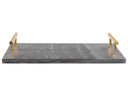 Dora Marble Tray Black