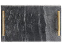 Dora Marble Tray Black
