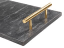 Dora Marble Tray Black